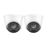 2PCS 5MP Full HD PoE IP Security Camera, Night Vision, Advanced Detection, IP67 Waterproof